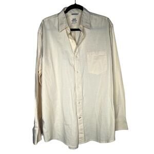 IZOD Saltwater Relaxed Classics Mens Long Sleeve Button Up Shirt